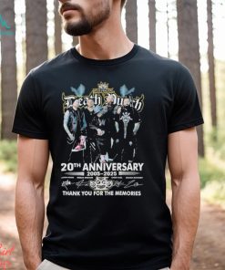 Five Finger Death Punch 20th Anniversary 2005 2025 Thank You For The Memories Signatures T shirt