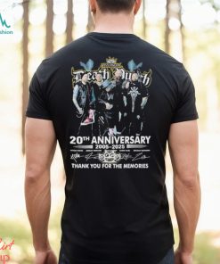 Five Finger Death Punch 20th Anniversary 2005 2025 Thank You For The Memories Signatures T shirt