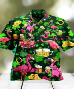 Flamingo Skull Flame 3D Hawaiian Shirt Style Gift