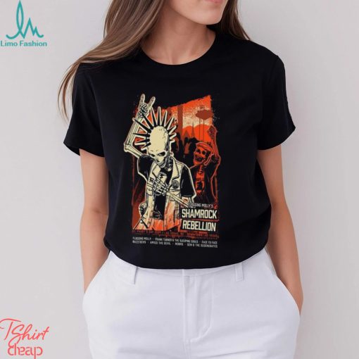 Flogging Molly Downtown Las Vegas Las Vegas, Nv Tour 2024 Poster shirt
