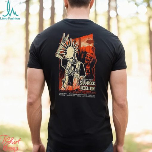 Flogging Molly Downtown Las Vegas Las Vegas, Nv Tour 2024 Poster shirt