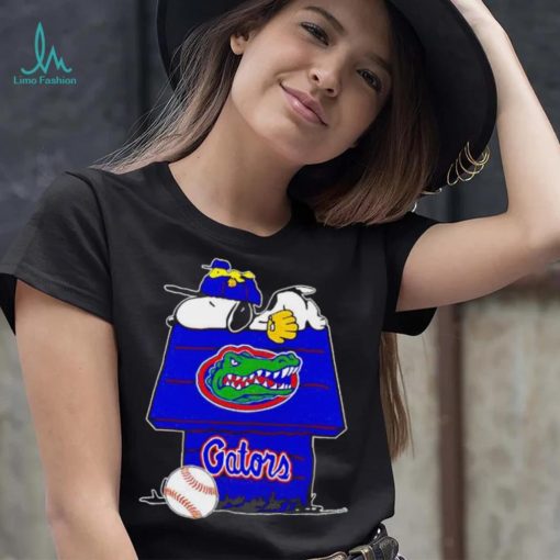 Florida Gators Snoopy And Woodstock The Peanuts Baseball shirt