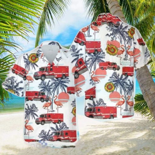 Florida Palm Beach County Fire Rescue Paramedic Hawaiian Shirt Beach Shirt For Men Women