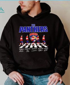 Florida Panthers ice hockey famous player signatures the Panthers shirt