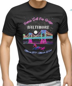 Francis Scott Key Bridge, Black Swan Memorial Neon Stary shirt