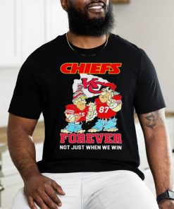 Fred Flintstone And Barney Rubble Kansas City Chiefs Forever Not Just When We Win Shirt