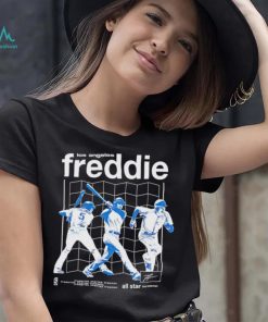 Freddie Freeman Schematics Los Angeles Dodgers baseball shirt
