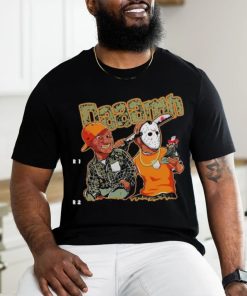 Freddy Krueger vs Jason Voorhees Holding Jordan 5 Daaamh vector shirt