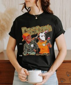 Freddy Krueger vs Jason Voorhees Holding Jordan 5 Daaamh vector shirt