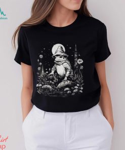 Frog Wizard Cottagecore Mushroom T Shirt