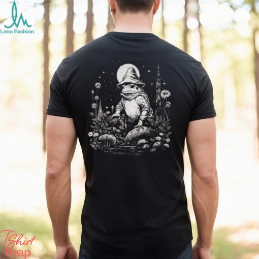 Frog Wizard Cottagecore Mushroom T Shirt