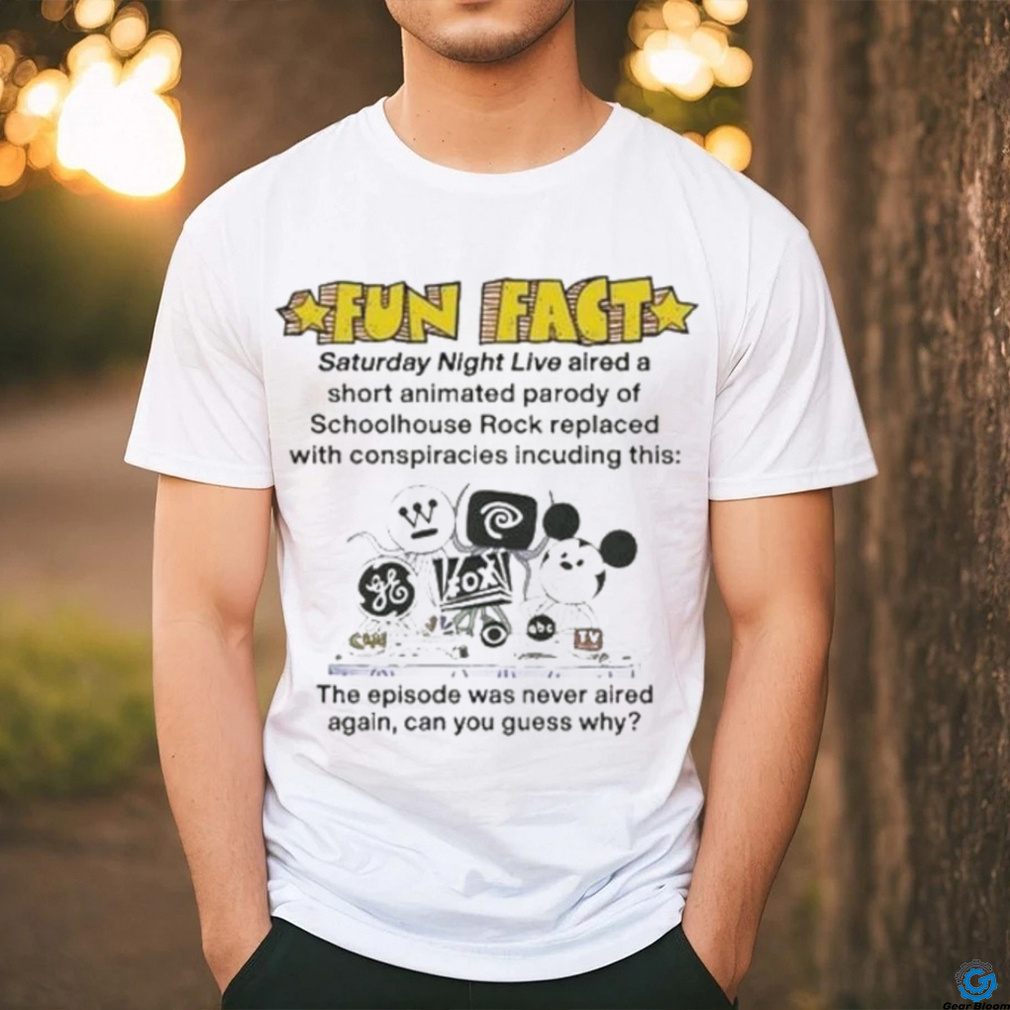 Fun Fact Saturday Night Live Aired A Short Animated Parody Of Schoolhouse Rock Replaced Shirt Fun Fact Saturday Night Live Aired A Short Animated Parody Of Schoolhouse Rock Replaced Shirt