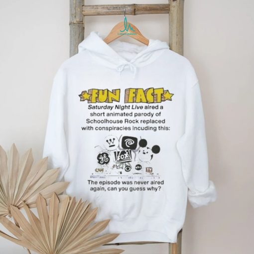 Fun Fact Saturday Night Live Aired A Short Animated Parody Of Schoolhouse Rock Replaced Shirt
