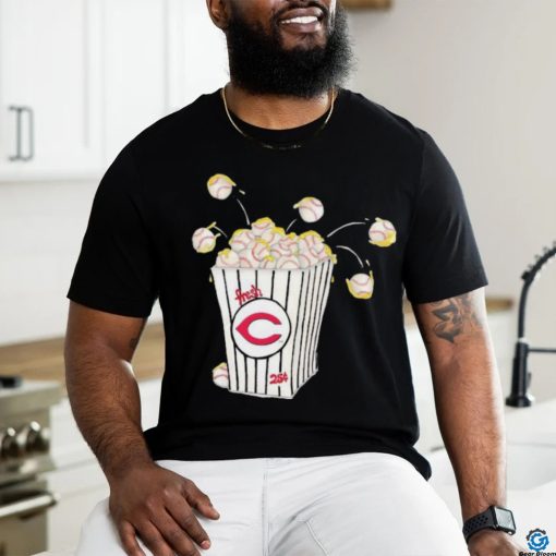 Funny Cincinnati Reds Popcorn Baseball MLB shirt