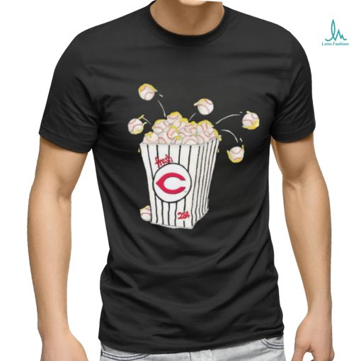 Funny Cincinnati Reds Popcorn Baseball MLB shirt