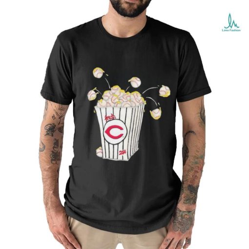 Funny Cincinnati Reds Popcorn Baseball MLB shirt