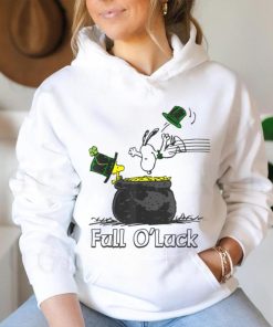 Funny Peanuts St. Patrick’s Day Snoopy And Woodstock Full O’Luck T Shirt
