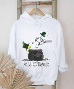 Funny Peanuts St. Patrick’s Day Snoopy And Woodstock Full O’Luck T Shirt