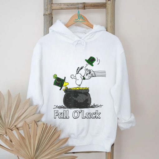 Funny Peanuts St. Patrick’s Day Snoopy And Woodstock Full O’Luck T Shirt