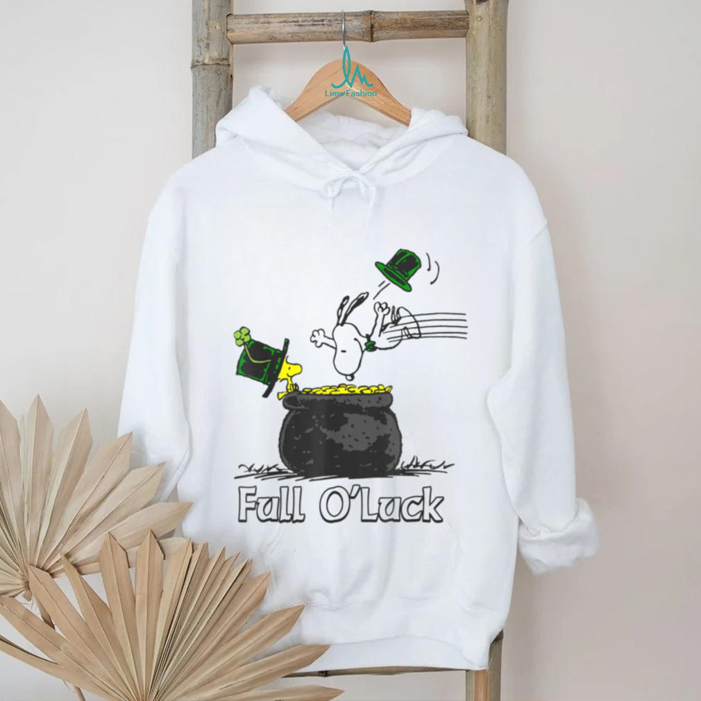 Funny Peanuts St. Patrick’s Day Snoopy And Woodstock Full O’Luck T Shirt Funny Peanuts St. Patrick’s Day Snoopy And Woodstock Full O’Luck T Shirt