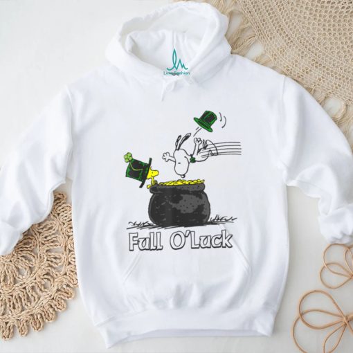 Funny Peanuts St. Patrick’s Day Snoopy And Woodstock Full O’Luck T Shirt