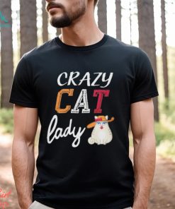 Funny crazy cat lady 2024 shirt