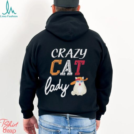 Funny crazy cat lady 2024 shirt