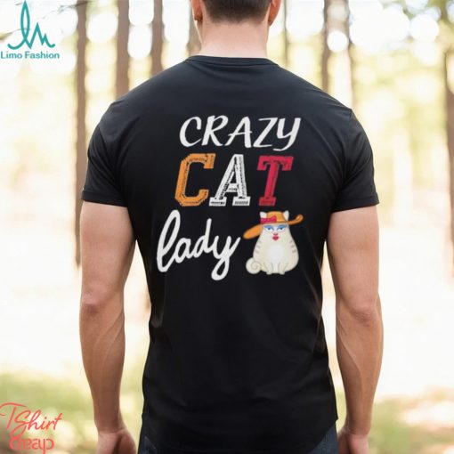 Funny crazy cat lady 2024 shirt