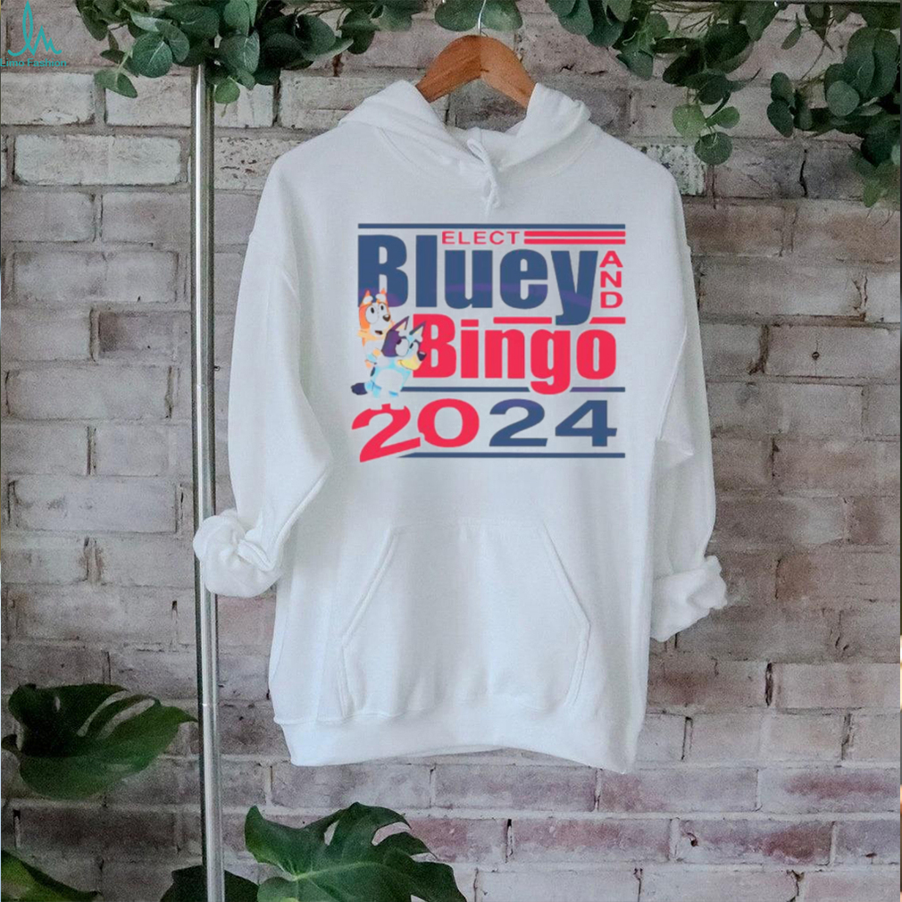 Funny elect Bluey and bingo 2024 shirt Funny elect Bluey and bingo 2024 shirt