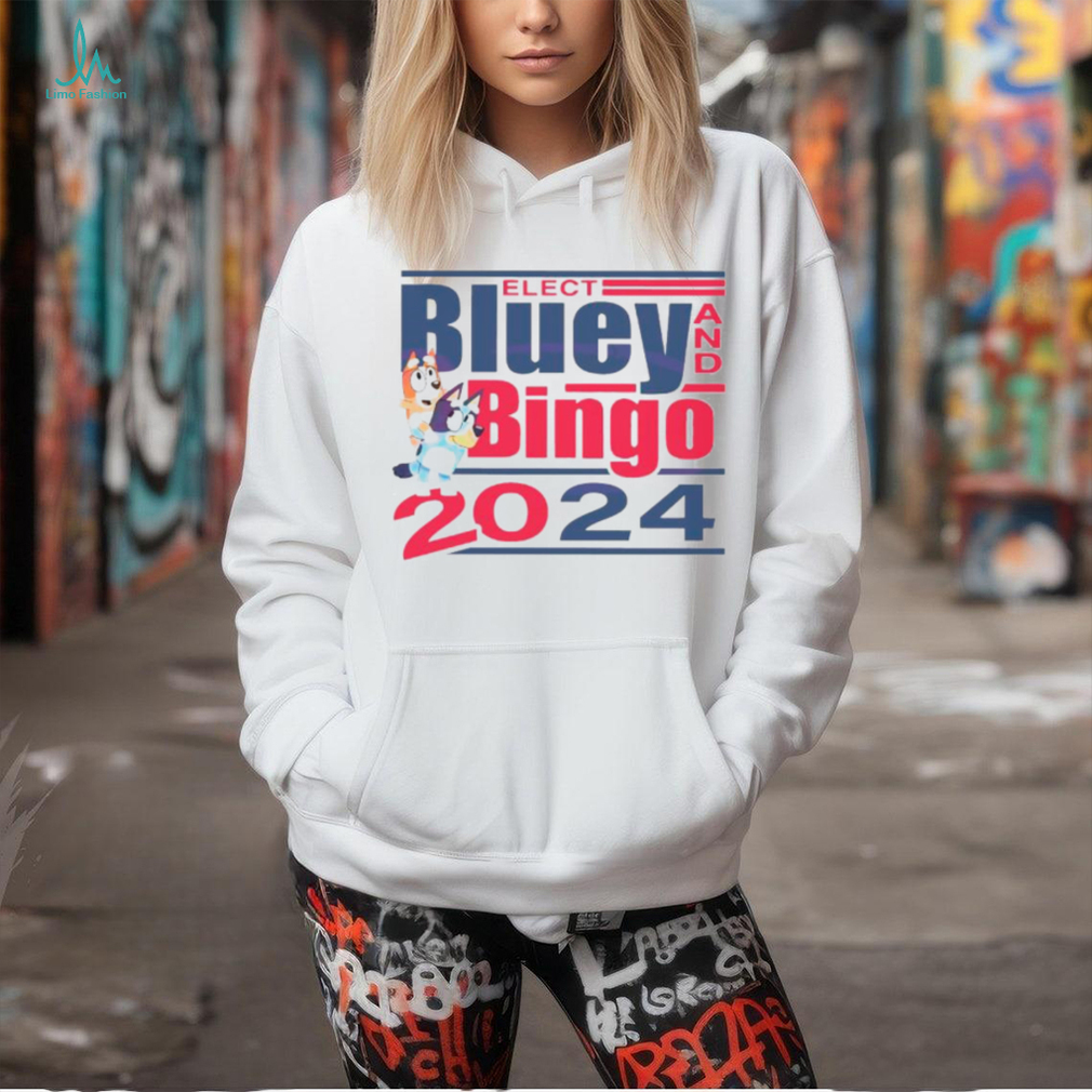 Funny elect Bluey and bingo 2024 shirt Funny elect Bluey and bingo 2024 shirt