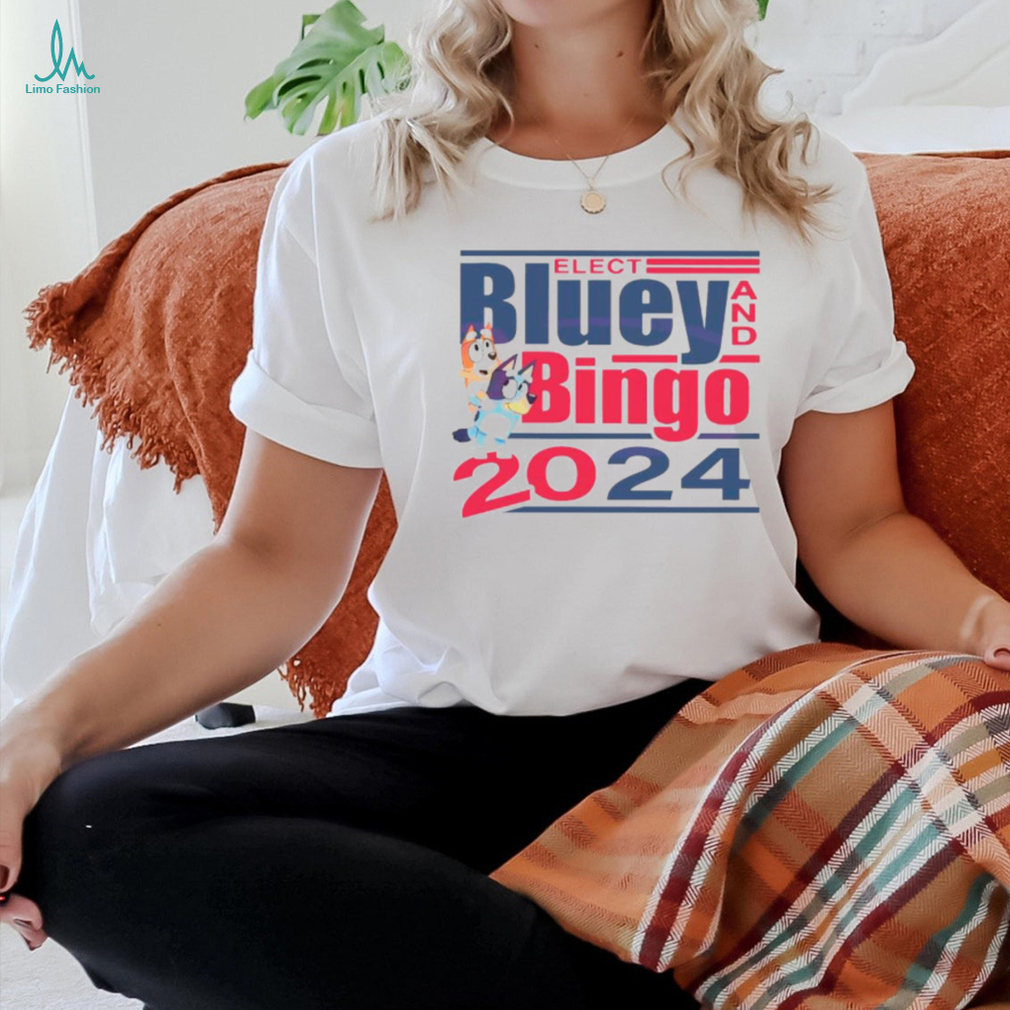 Funny elect Bluey and bingo 2024 shirt Funny elect Bluey and bingo 2024 shirt