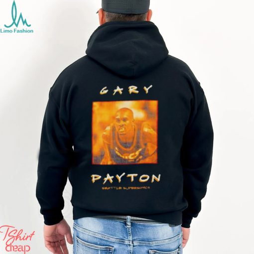 Gary Payton Seattle Supersonics Vintage Logo Shirt