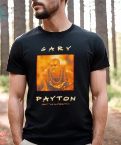 Gary Payton Seattle Supersonics Vintage Logo Shirt