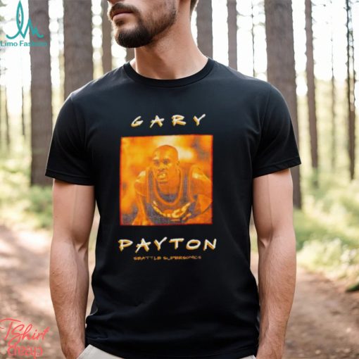 Gary Payton Seattle Supersonics Vintage Logo Shirt