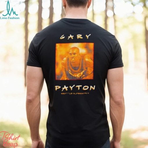 Gary Payton Seattle Supersonics Vintage Logo Shirt