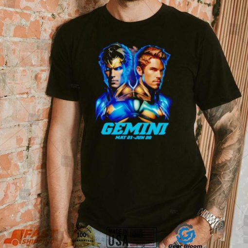 Gemini Starsign Superhero shirt