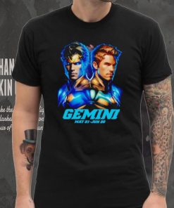 Gemini Starsign Superhero shirt