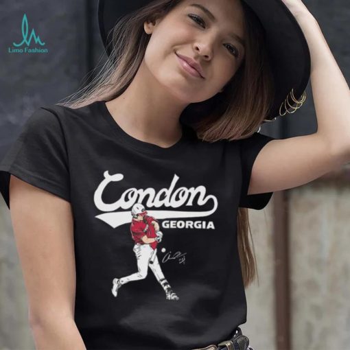 Georgia Baseball Charlie Condon Slugger Swing Signature 2024 Shirt