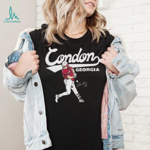 Georgia Baseball Charlie Condon Slugger Swing Signature 2024 Shirt