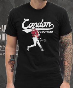 Georgia Baseball Charlie Condon Slugger Swing Signature 2024 Shirt