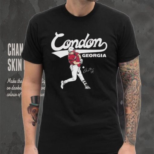 Georgia Baseball Charlie Condon Slugger Swing Signature 2024 Shirt