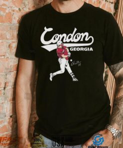 Georgia Baseball Charlie Condon Slugger Swing Signature 2024 Shirt