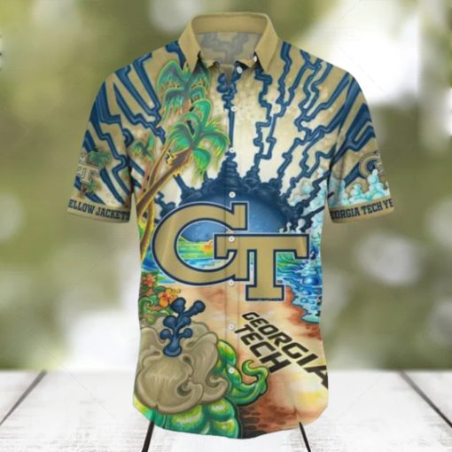 Georgia Tech Yellow Jackets NCAA Hawaiian Shirt