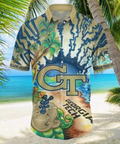 Georgia Tech Yellow Jackets NCAA Hawaiian Shirt