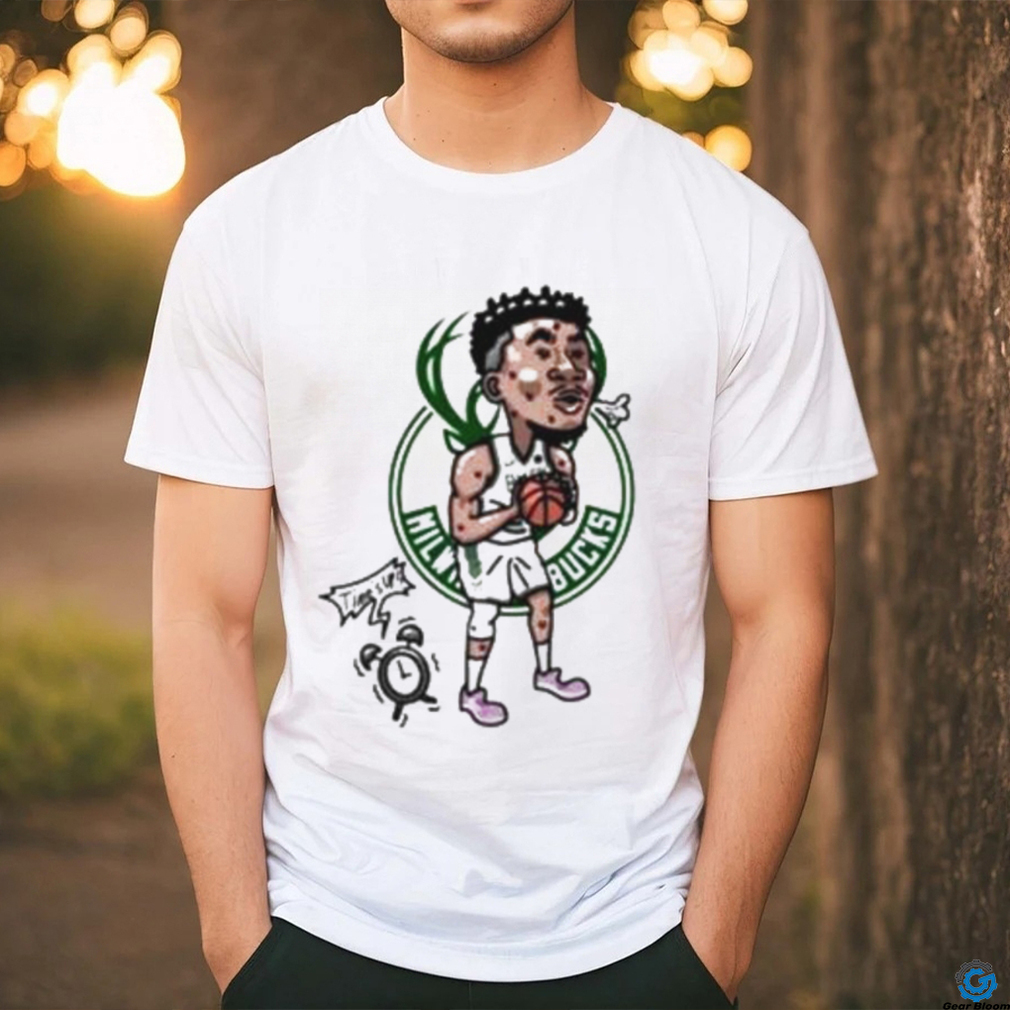 Giannis Antetokounmpo Milwaukee Bucks Player Cartoon shirt