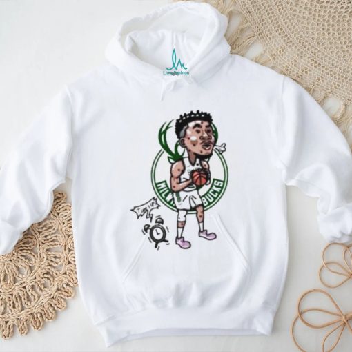 Giannis Antetokounmpo Milwaukee Bucks Player Cartoon shirt