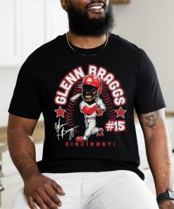 Glenn Braggs Cincinnati #15 Hall Of Heroes T shirt