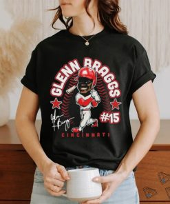 Glenn Braggs Cincinnati #15 Hall Of Heroes T shirt