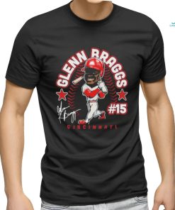 Glenn Braggs Cincinnati #15 Hall Of Heroes T shirt