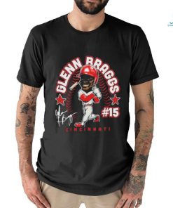 Glenn Braggs Cincinnati #15 Hall Of Heroes T shirt
